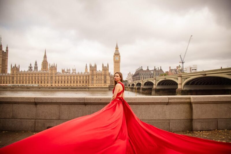 Flying dress professional photoshoot with pro photographer - Practical Tips for Your Photoshoot