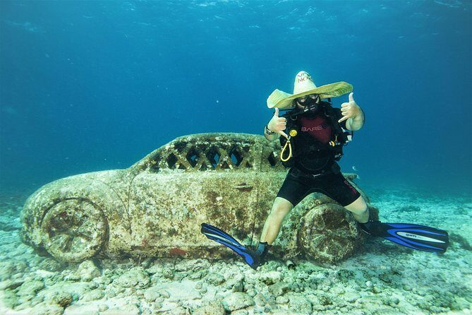 For certified Divers Experience the Under Water Museum and the Manchones Reef - A Balanced Look at the Cancun Underwater Museum & Manchones Reef Experience
