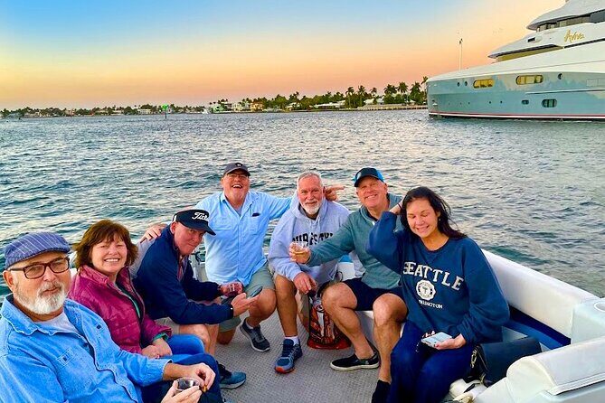 Fort Lauderdale Private Sunset Evening Cruise, 2.5-Hour Boat Tour - Itinerary and Stops