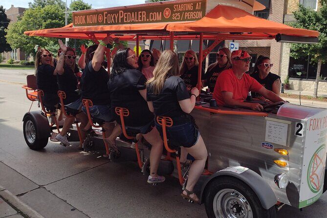 Foxy Pedaler Green Bay Party Bike Private Tour - Analyzing the Value