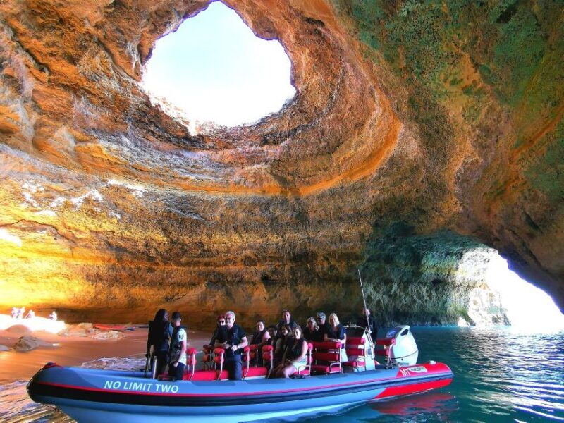 From Albufeira: Benagil Caves and Dolphins Guided Boat Tour - FAQ