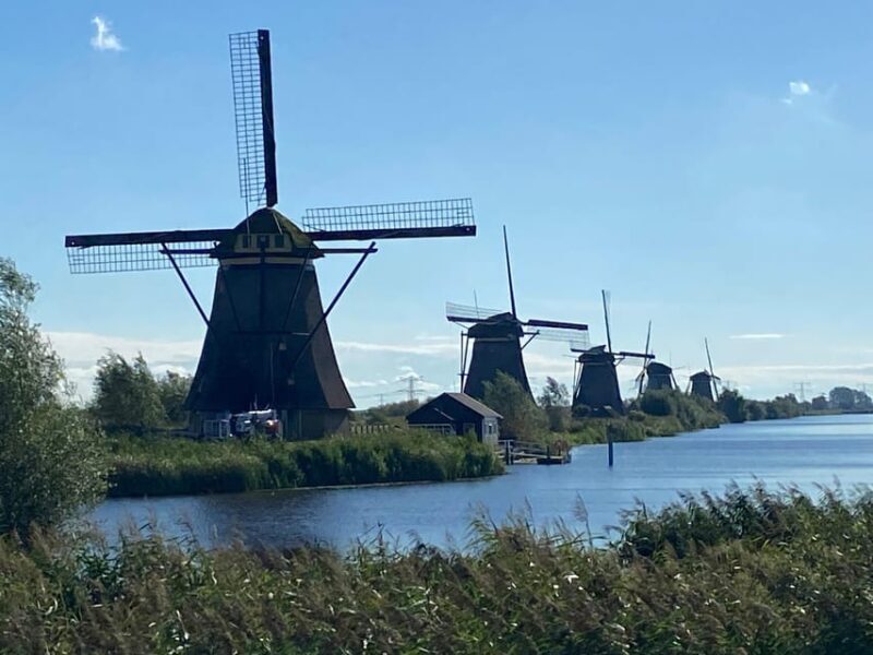 From Amsterdam: Kinderdijk, Delft & Mauritshuis Private Tour - Exploring Delft: Medieval Charm & Golden Age Monuments