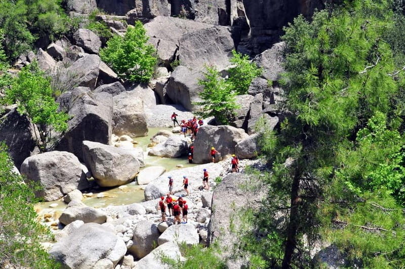 From Antalya & Belek: Canyoning and Rafting Tour with Lunch - Key Points