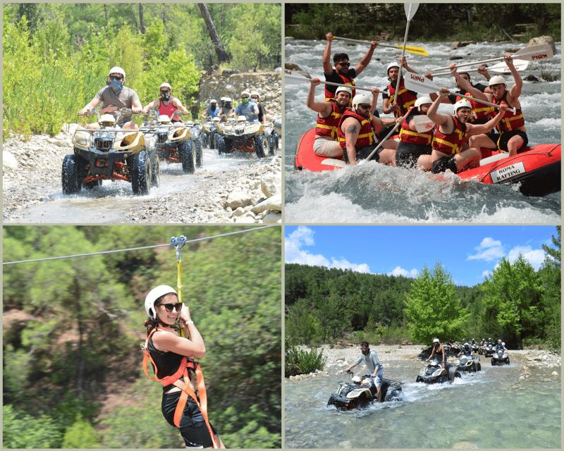 From Antalya, Belek, Side : River Rafting, Zipline, Atv Tour - Why This Tour Offers Great Value