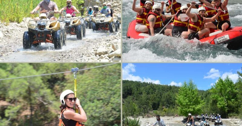 From Antalya, Belek, Side : River Rafting, Zipline, Atv Tour - Who Will Love This Tour?