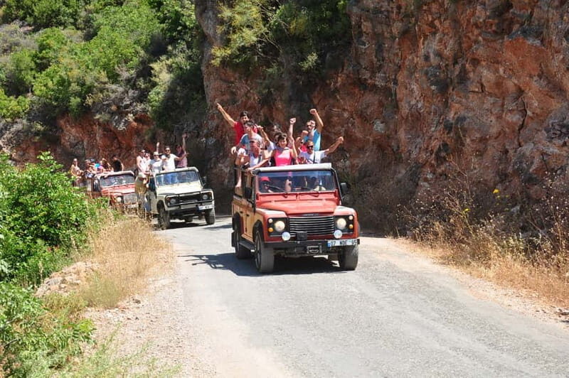 From Antalya: Jeep Safari Tour For All Ages - Lunch and River Swim