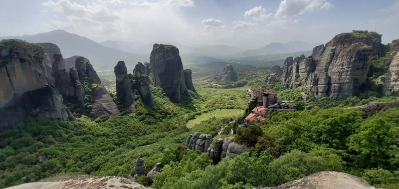 From Athens: Meteora Caves & Monasteries Day Trip by Train - Key Points