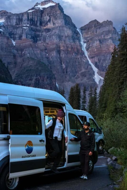 From Banff: Sunrise Moraine & Louise Premium Guided Tour - Starting Point and Early Morning Departure