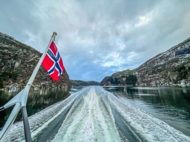 From Bergen: The Original Fjord Cruise to Mostraumen - The Cabin and Sun Deck Experience
