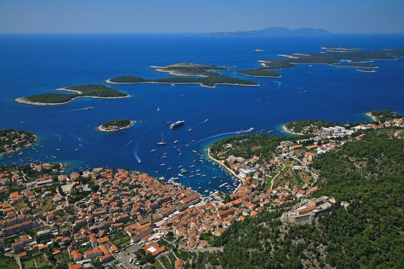 From Bra: Panoramic Flight over Bra, Hvar, olta, & Split - A New Perspective on Croatia’s Islands