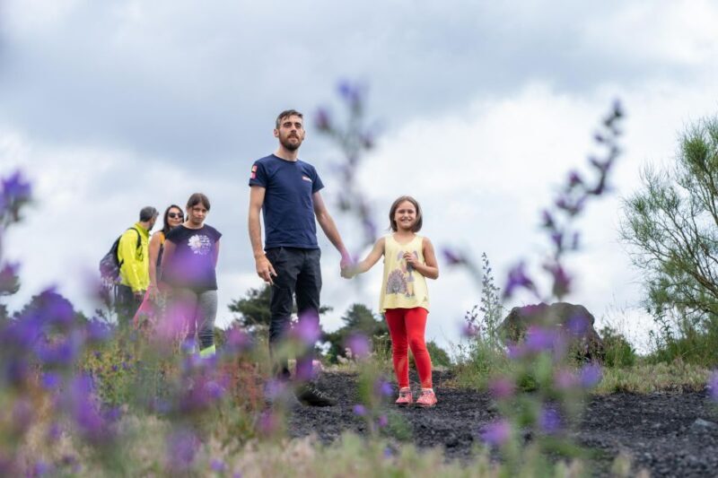 From Catania: Mount Etna Volcano, Lava Caves & Flavors Tour - Transportation and Group Size