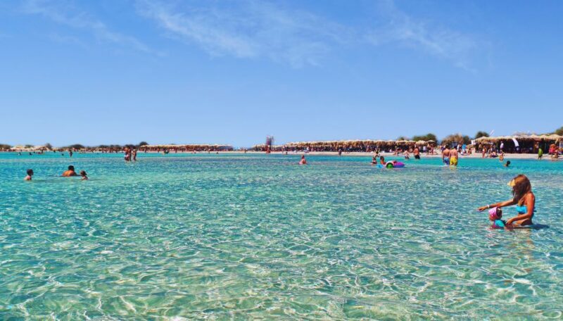 From Chania: Elafonisi and Falasarna Guided Tour with Snacks - Food and Drinks