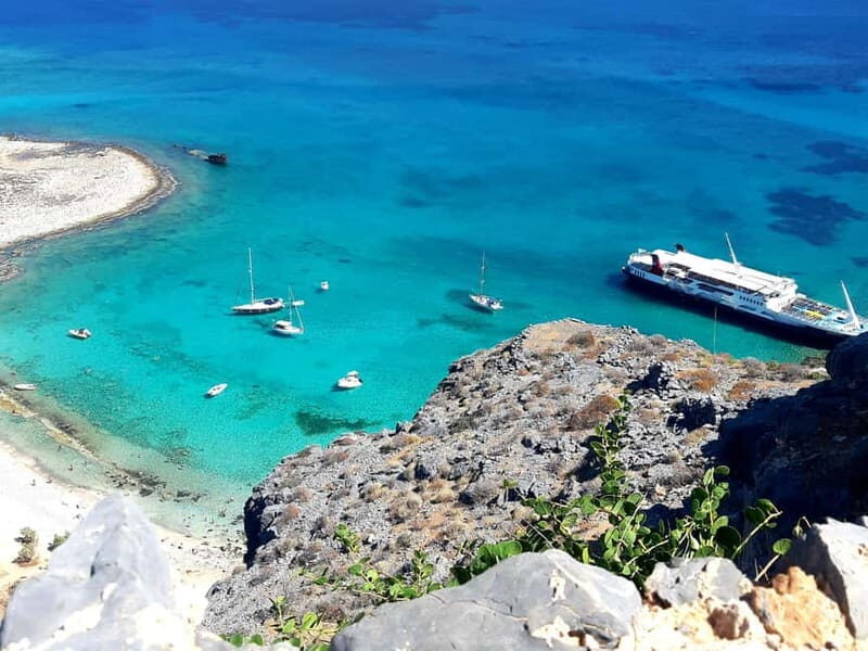 From Chania: Gramvousa Island and Balos Beach Full-Day Trip - The Boat Trip: Crossing Crystal Waters