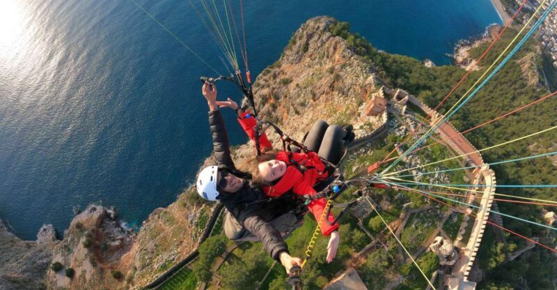 From city of Side Alanya Paragliding - From Side to Alanya Paragliding: An Up-Close Look at the Adventure