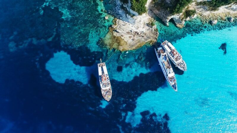 From Corfu: Day Cruise to Paxos, Antipaxos, and Blue Caves - A Deep Dive into the Corfu Day Cruise Experience