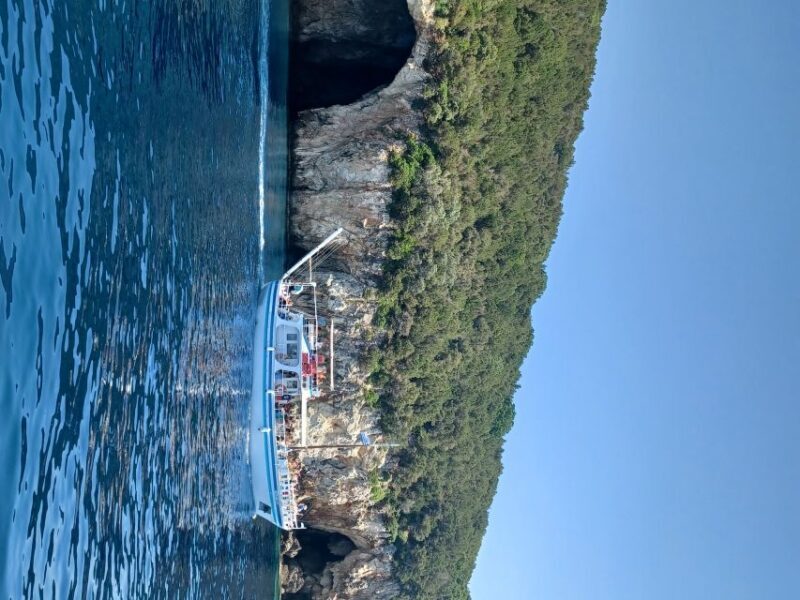 From Corfu Town: Syvota and Blue Lagoon Full-Day Boat Cruise - Blue Lagoon Swim Stop