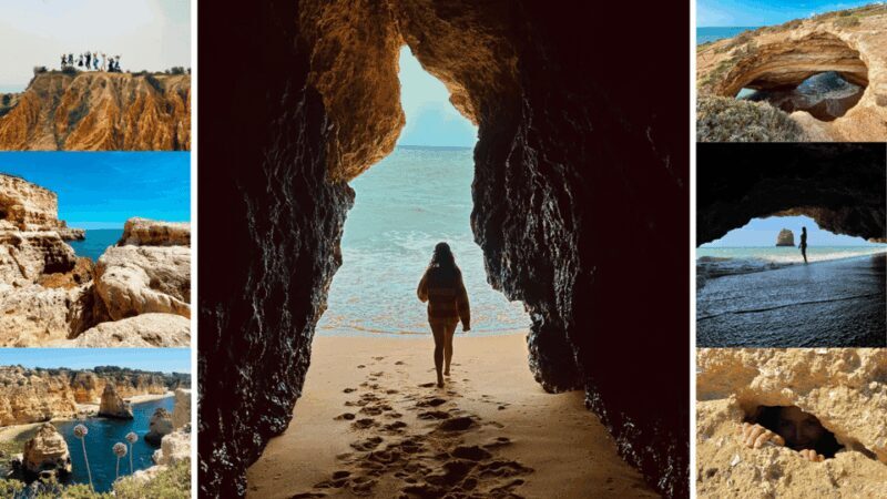 From Faro: Benagil, Marinha, 7 Valleys, Algar Seco Adventure - Free Time at Marinha Beach: Relaxation in Paradise