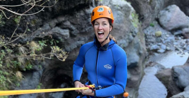 From Funchal: Intermediate Canyoning Adventure (Level 2) - Key Points