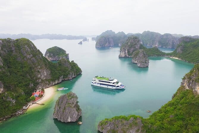 From Hanoi: Luxury 5-Star Halong Bay Day Cruise with Buffet Lunch - The Journey Begins: Pickup and Arrival at Halong Bay