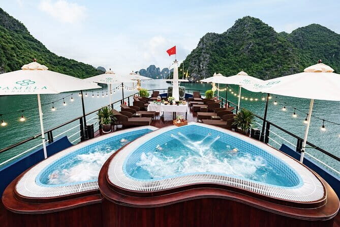 From Hanoi: Pamela Luxury 5-Star Day Cruise Explore Halong Bay - Key Points