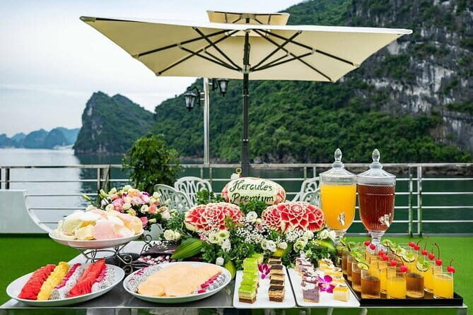 From Harbor: Luxury Halong Bay Cruise with Buffet Lunch & kayak - Key Points