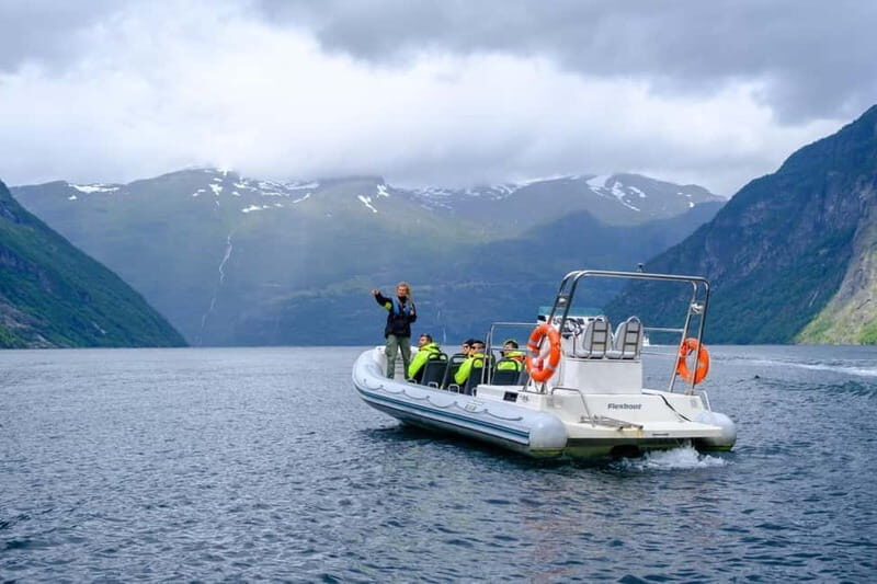 From Hellesylt: Experience Fjordsafari Geirangerfjord on RIB - The Value of the Experience