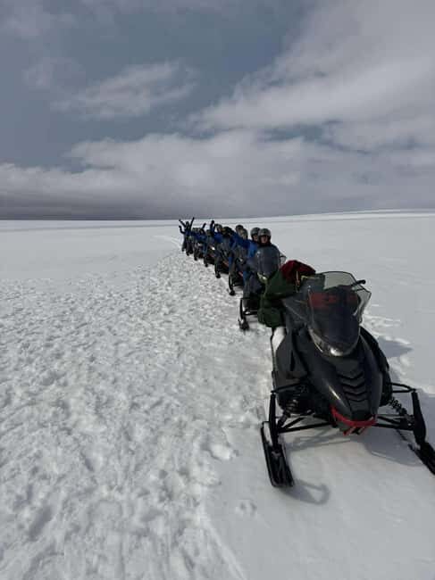 From Husafell: Langjokull Glacier Snowmobile Tour - Key Points