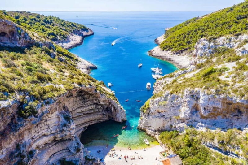 From Hvar: Blue Cave, Green Cave & 5 Islands Speedboat Tour - The Sum Up