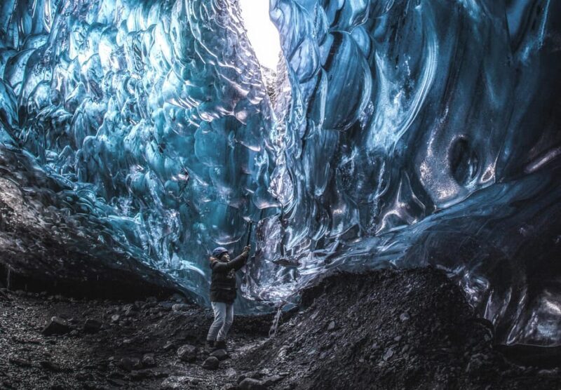 From Jökulsárlón: Crystal Ice Cave Vatnajökull Glacier Tour - Frequently Asked Questions