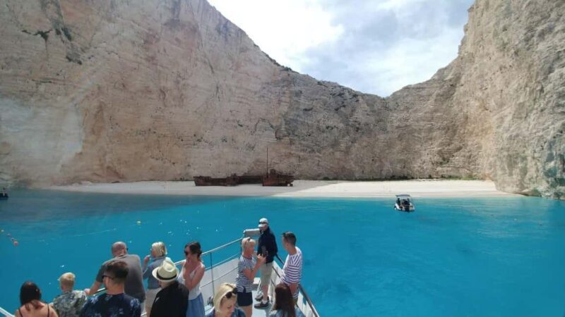 From Kefalonia: Zakynthos cruise wth Shipwreck Beach - Key Points