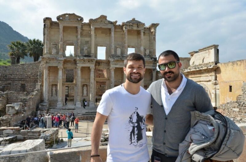 From Kusadasi Cruises: Ephesus Private Guided Tour - Library of Celsus: The Iconic Facade
