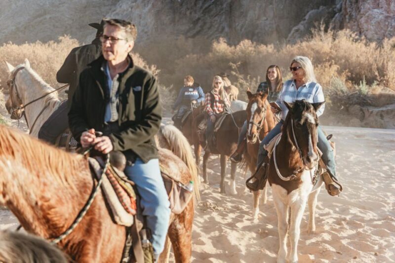 From Las Vegas: Desert Sunset Horseback Ride with BBQ Dinner - The Experience in Detail