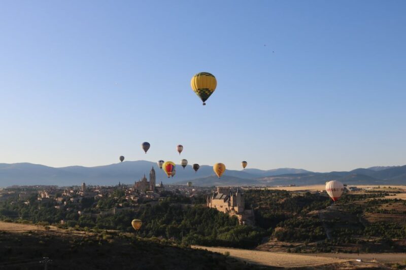 From Madrid: Hot Air Balloon over Segovia with Transfer - The Celebration: Champagne Toast and Breakfast
