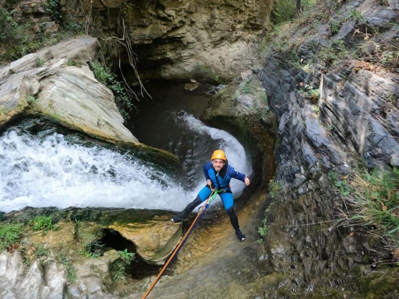 From Marbella: Canyoning guided tour at Sima del Diablo - An In-Depth Look at the Sima del Diablo Canyoning Tour