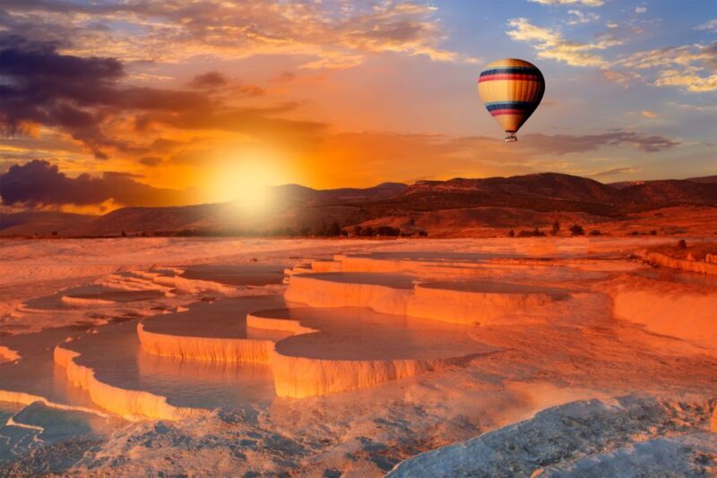 From Marmaris: Pamukkale Evening Tour with Transfer & Dinner - Key Points
