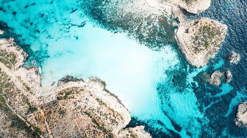 From Mellieha: Three Bay Cruise including the Blue Lagoon - The Blue Lagoon: The Showstopper (Approx. 1.5 hours)