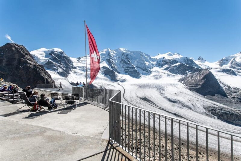 From Milan: Bernina Red Train & Lunch with Mountain Views - Key Points