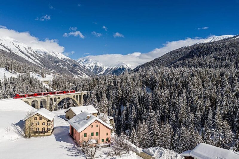 From Milan: Bernina Red Train to St Moritz Guided Tour - Key Points
