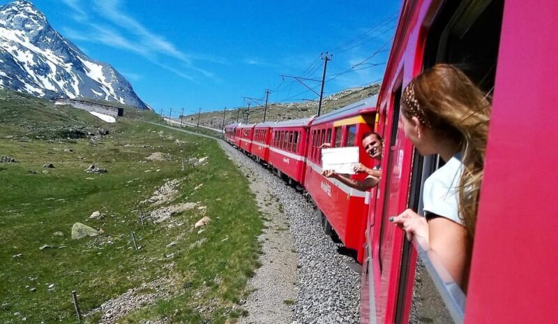 From Milan: Bernina Train, Swiss Alps & St. Moritz Day Trip - The Iconic Bernina Line: "The Most Beautiful Train in the World"