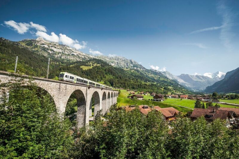 From Milan: Interlaken & Swiss Alps Day Trip - Boarding the Green Train of the Alps in Domodossola