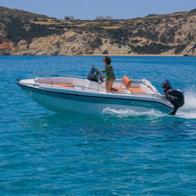 From Milos: Rent a Boat with guide to Kleftiko - An In-Depth Look at the Experience