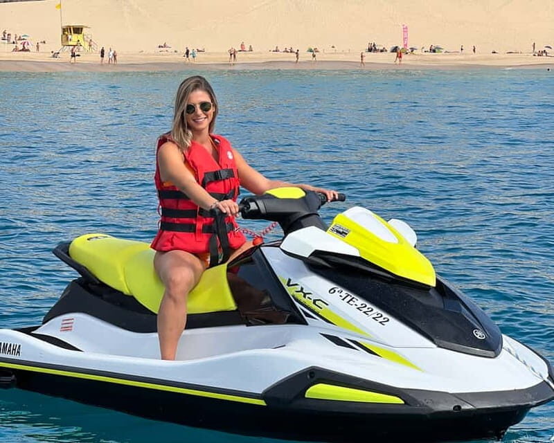 From Morro Jable: Jet Ski Adventure Tour (without license) - Key Points
