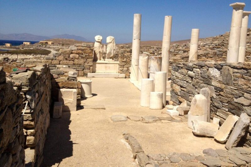 From Mykonos: Delos Archaeological Site Guided Evening Tour - Key Points: