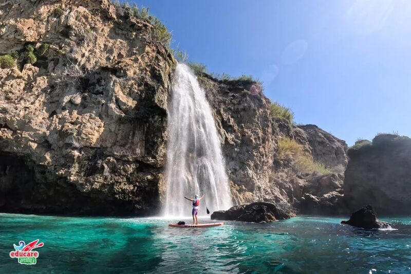 From Nerja: Guided Paddle Surf Cliffs and Maro Waterfall - From Nerja: Guided Paddle Surf Cliffs and Maro Waterfall