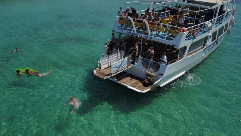 From Ouranoupoli: Blue Lagoon Two Island Cruise - The Sum Up