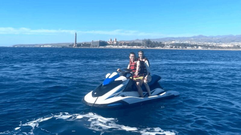 From Playa del Inglés: Guided Jet Ski Tour & Hotel Transfers - Key Points