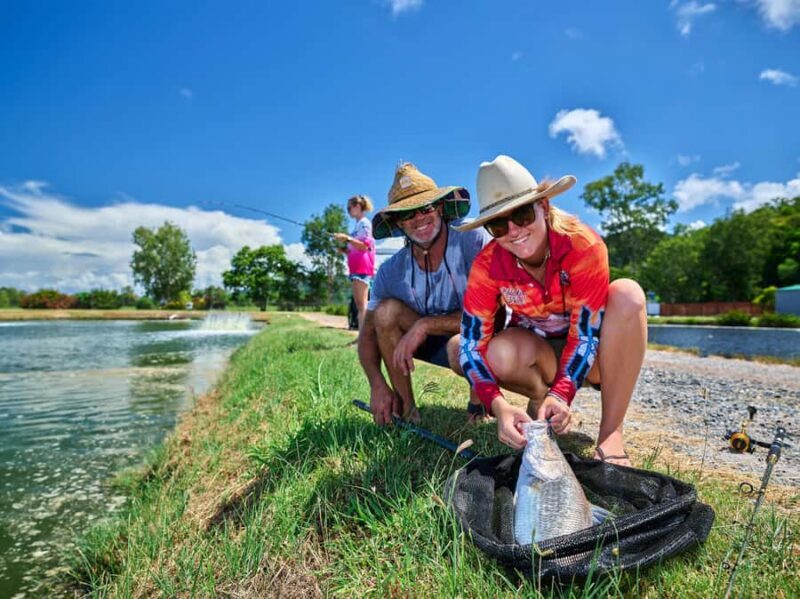 From Port Douglas: Barramundi Pond Fishing with Lunch - Key Points