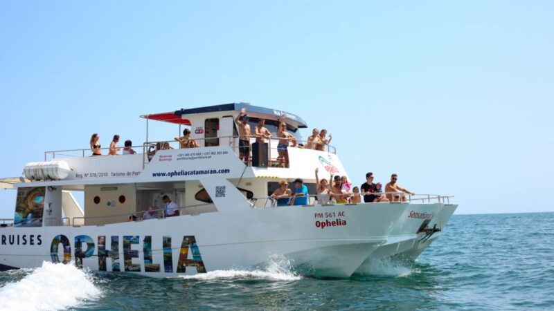 From Portimão: Catamaran Cruise to Benagil Caves with BBQ - Key Points