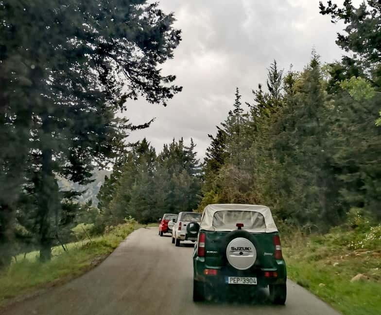 From Rethimno: Open-Top Jeep Tour with BBQ and Swim Stop - Key Points