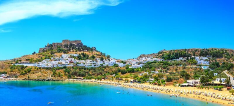 From Rhodes: Lindos Village and Acropolis Guided Tour - Key Points